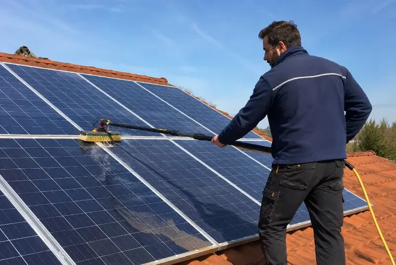 Nettoyage et entretien de panneaux solaires à Confort