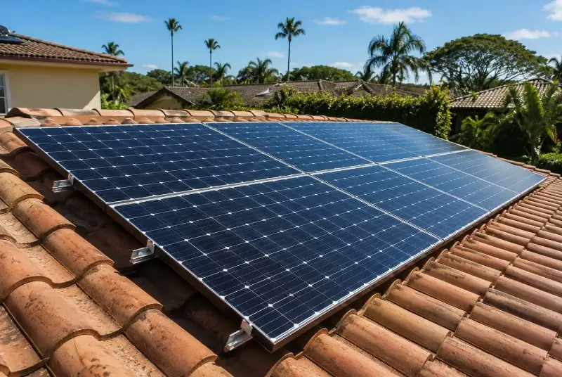 Installation de panneaux solaires à Confort